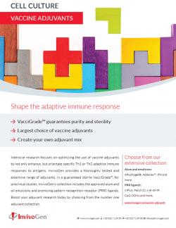 Flyer InvivoGen on Vaccine Adjuvants