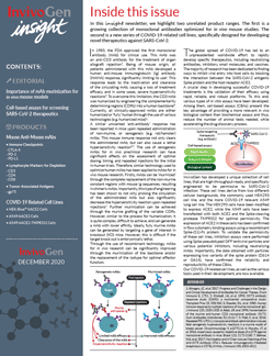 InvivoGen Insight Newsletter - Mouse Anti-Mouse mAbs & COVID-19 Related Cell Lines