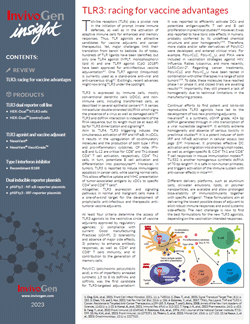 InvivoGen Insight newsletter - TLR3: racing for vaccine advantages