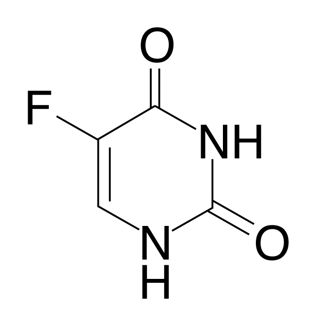 5-Fluorouracil chemical structure