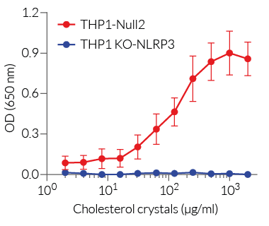 NLRP3 inflammasome activation by cholesterol crystals