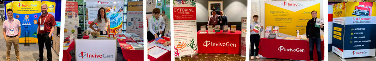 InvivoGen team in events
