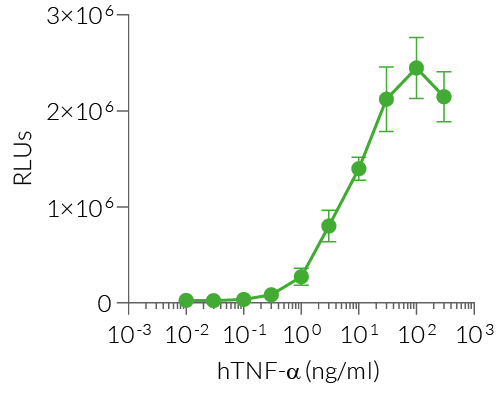 Renilla luciferase end-point detection using QUANTI-Luc™ 4 Renilla