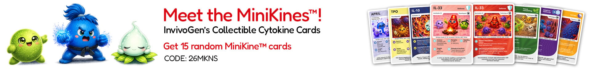 MiniKines™ cytokines cards
