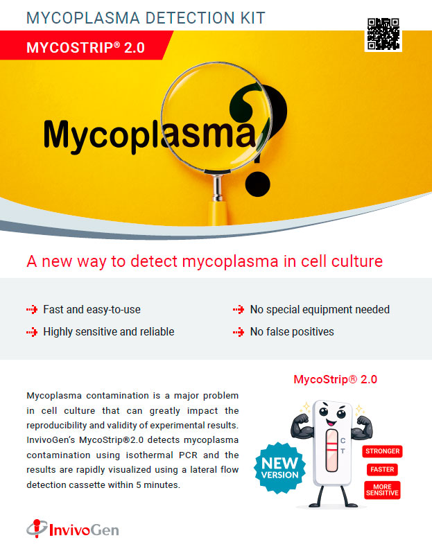 Flyer MycoStrip 2.0 - mycoplasma detection kit