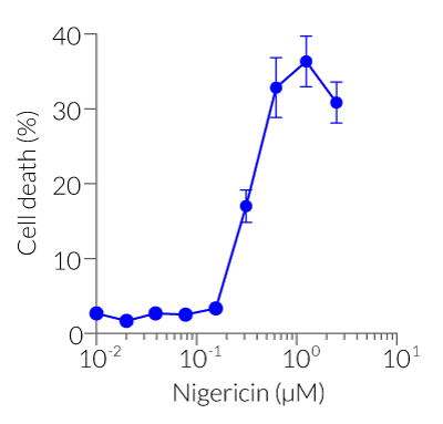 Pyroptotic cell death detection using LDH-Blue™