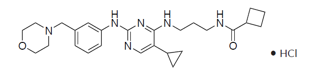 Chemical structure of MRT67307