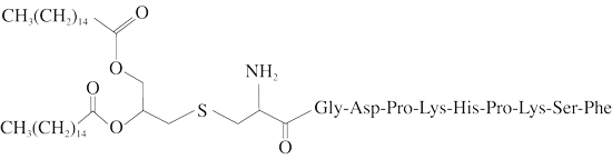 Chemical structure of FSL-1