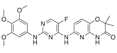 Chemical structure of R406