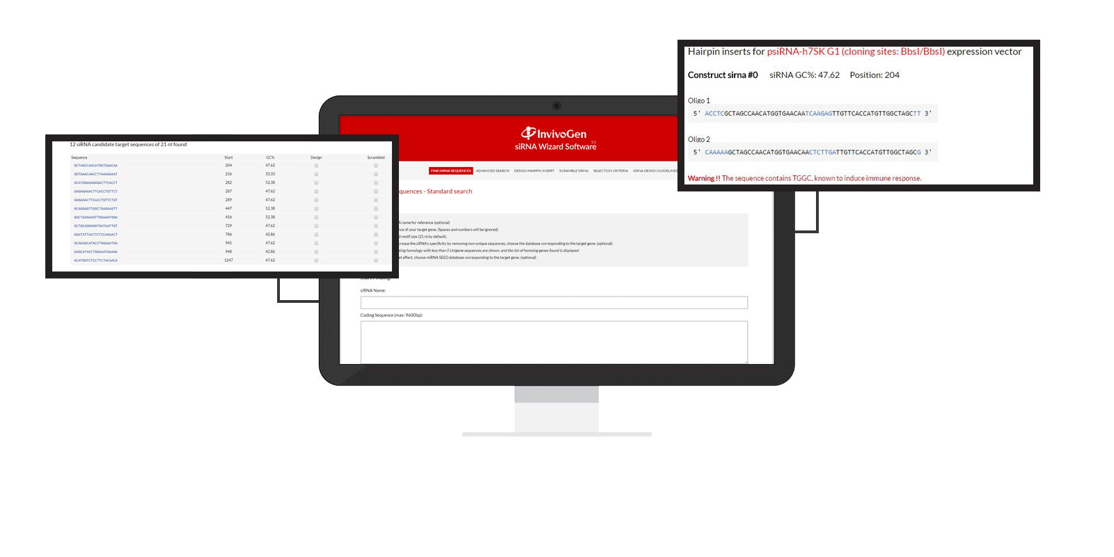 Go to siRNA Wizard™ Software siRNA Wizard™ Software