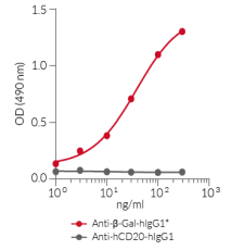 Validation of Anti-β-Gal-hIgG1* by ELISA Validation of Anti-β-Gal-hIgG1* by ELISA