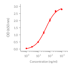 Dose-dependent activity of recombinant SEAP protein