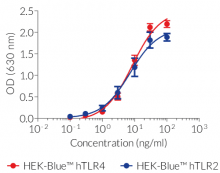 LPS-EB Standard-dependent activation of TLR2 and TLR4